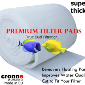 Aquarium filter floss , sponge pad, fine dual layers OFS CRWR02